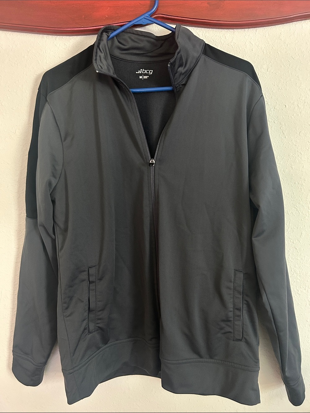 bcg Men's Full-Zip Jacket in Charcoal
